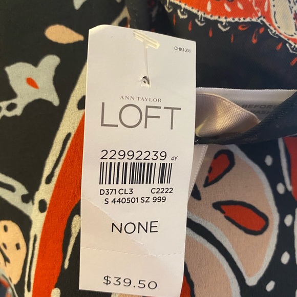 Loft Summer dress with scarf. - Picture 8 of 8